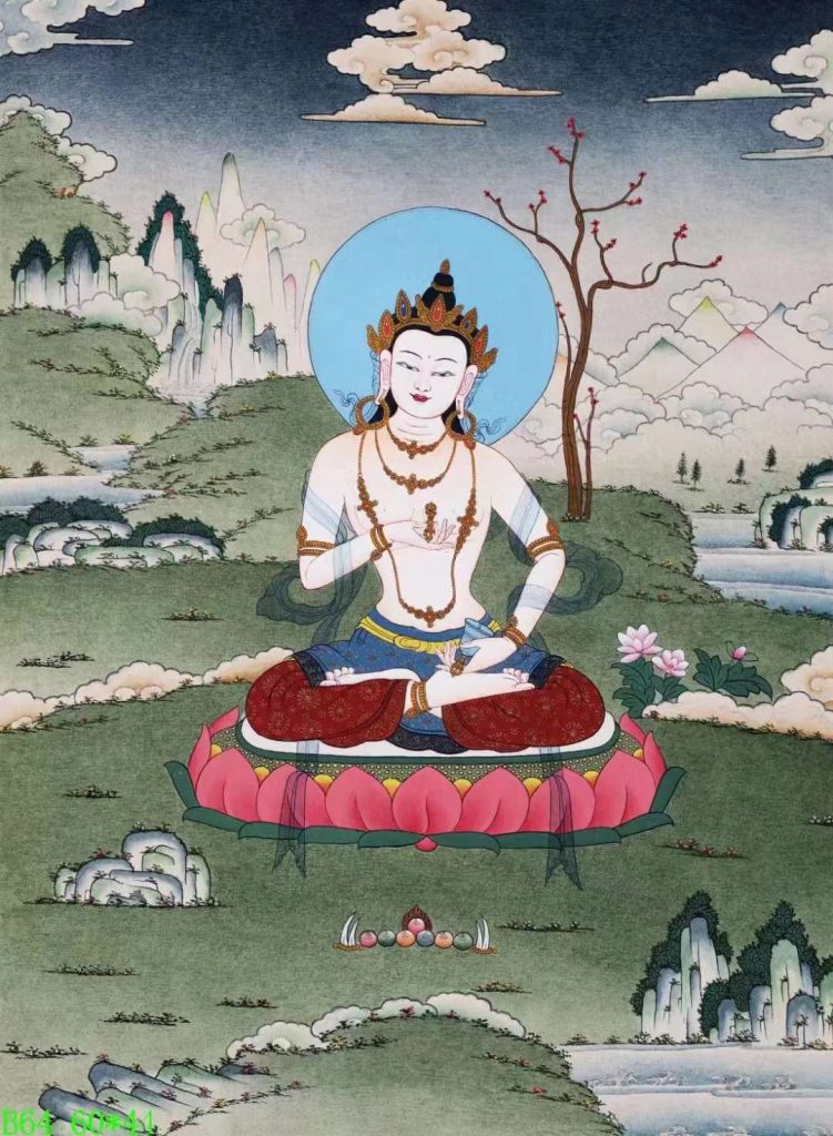 编号138-389483：彩绘唐卡-金刚萨埵（60*44CM左右）