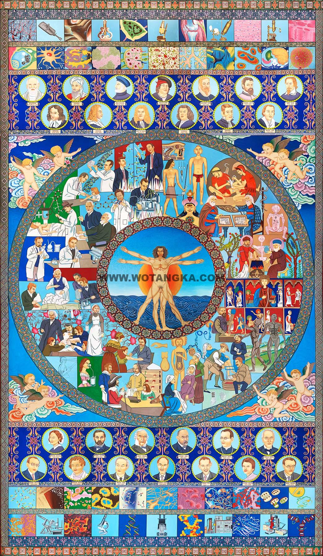 沃唐卡编号AC16647：西方医学