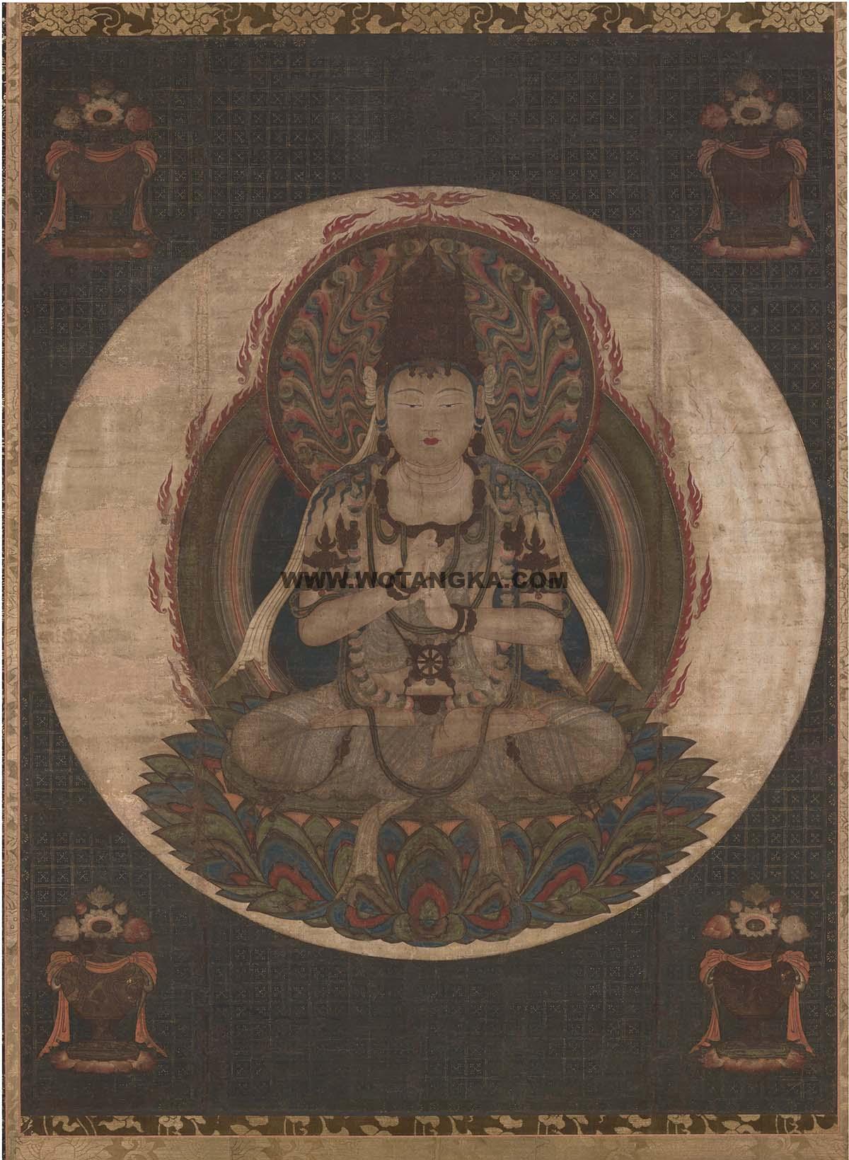 沃唐卡编号AC23048：一字金轮