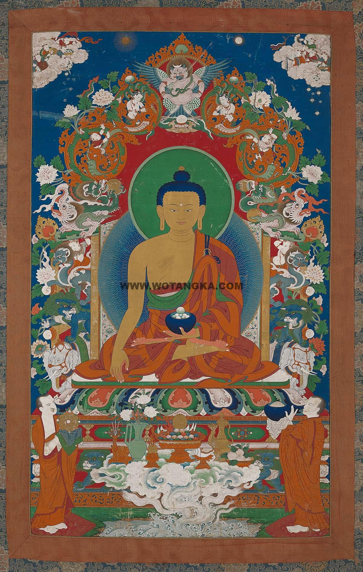 沃唐卡编号AC28456：释迦牟尼佛