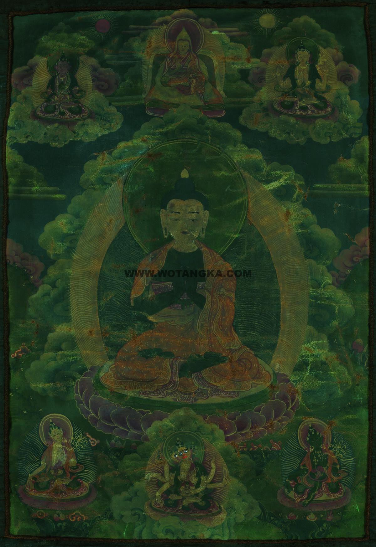 沃唐卡编号AC46279：大日如来