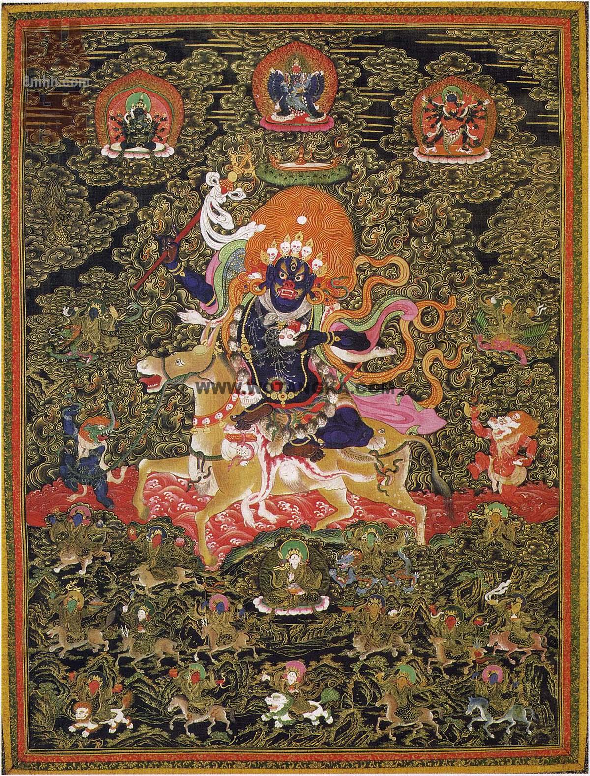 沃唐卡编号AC60221:吉祥天母