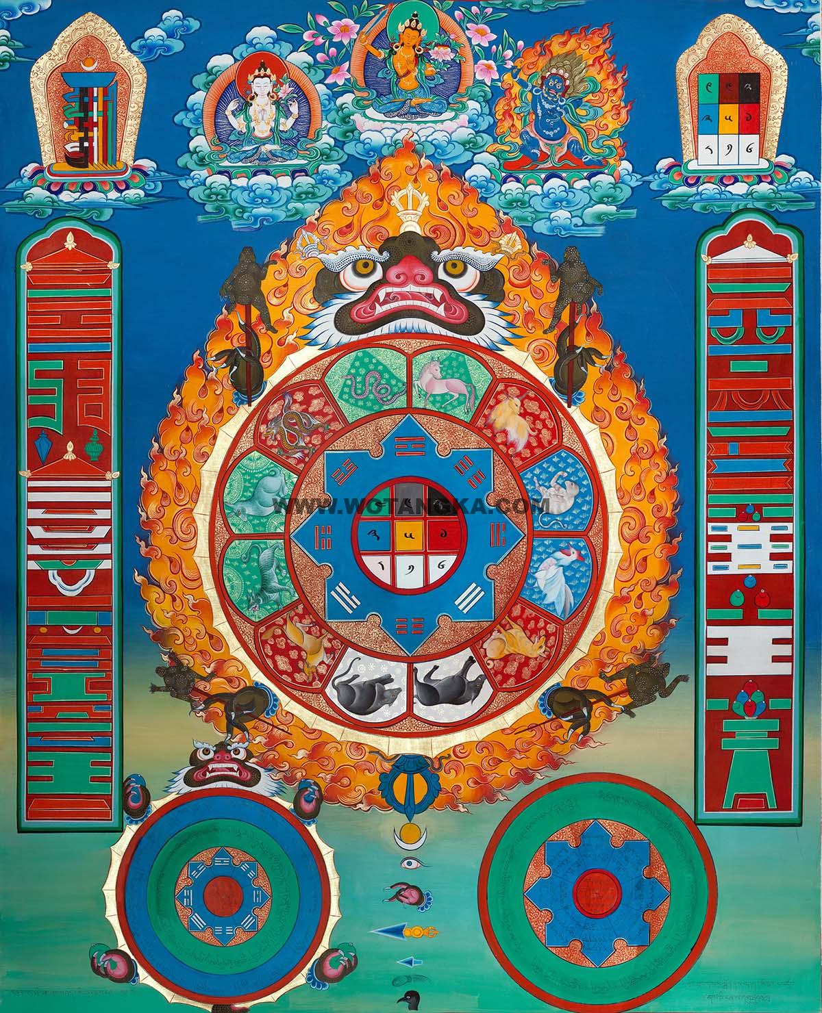 沃唐卡编号AC61524：霍巴斯