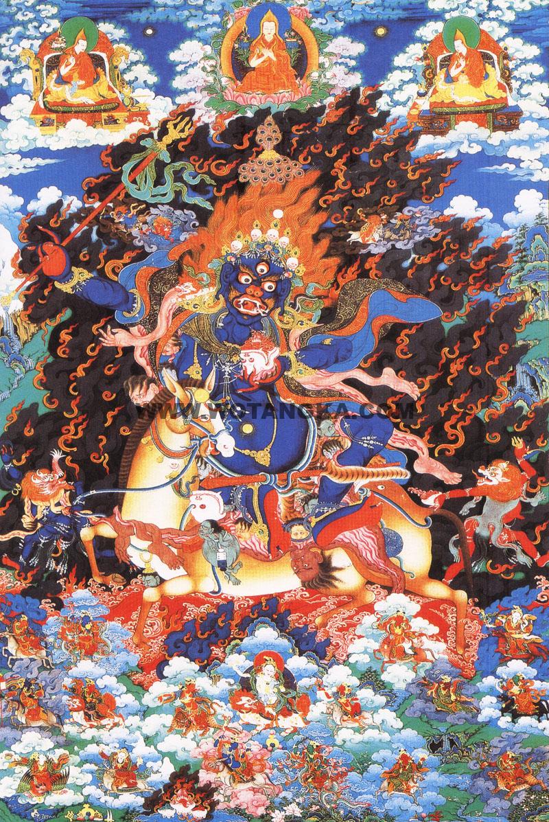 沃唐卡编号AC82047：吉祥天母