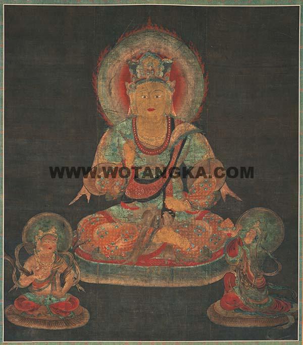 沃唐卡编号AC89009:十二天象图之帝释天