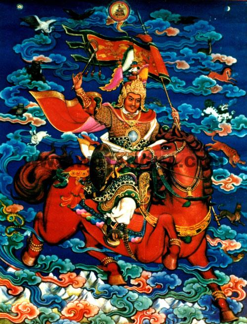 沃唐卡编号AC97681：格萨尔王