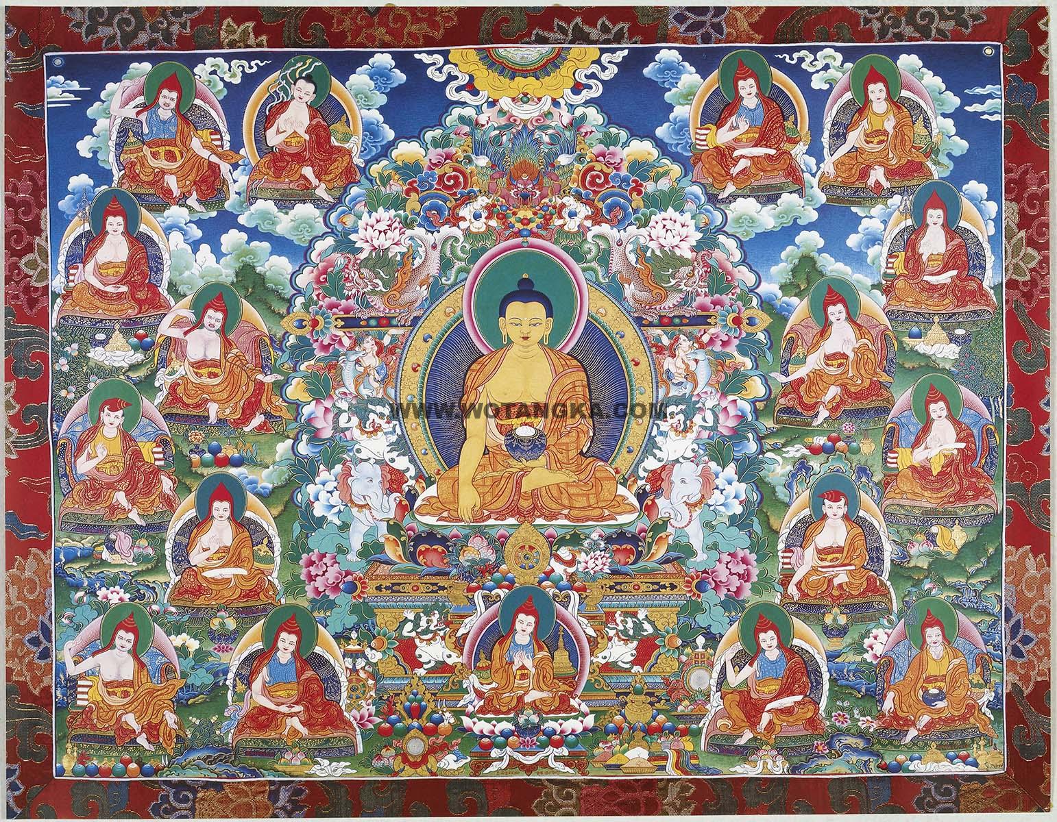 沃唐卡编号AC97974：释迦牟尼佛