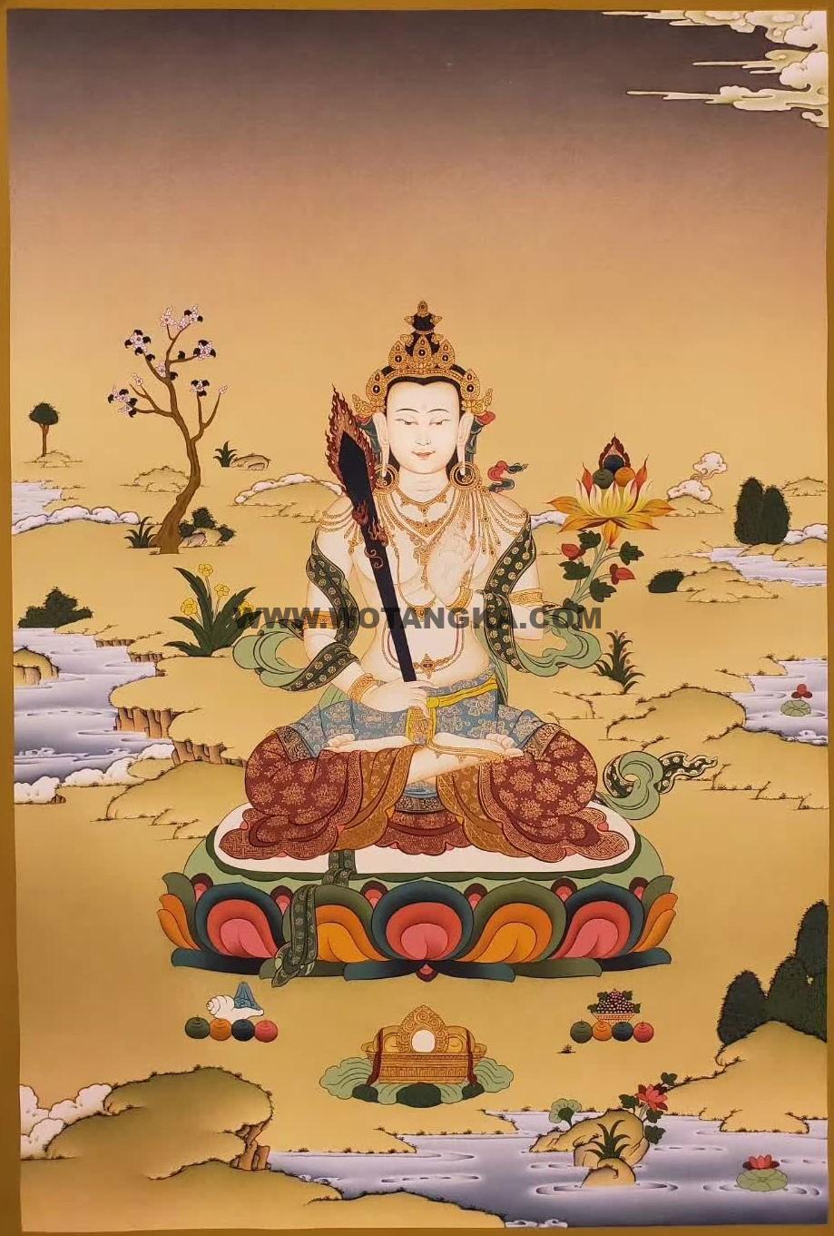 编号155-468796:嘎玛嘎赤-虚空藏菩萨(70*50CM左右)