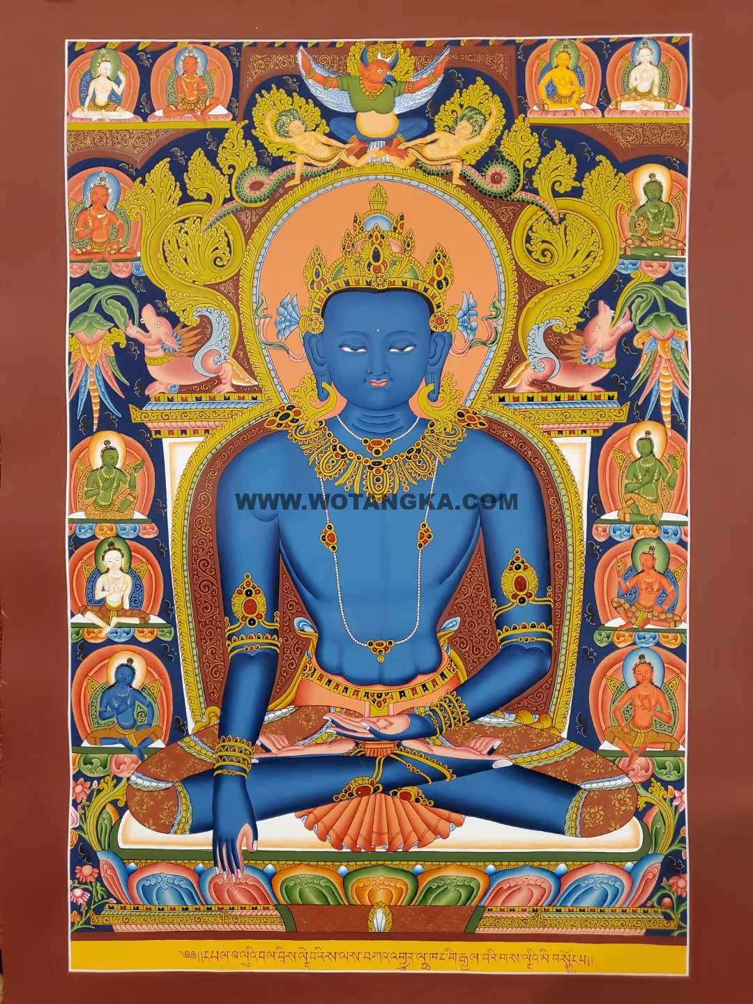 2022.07.06-五方佛唐卡推荐与赏析