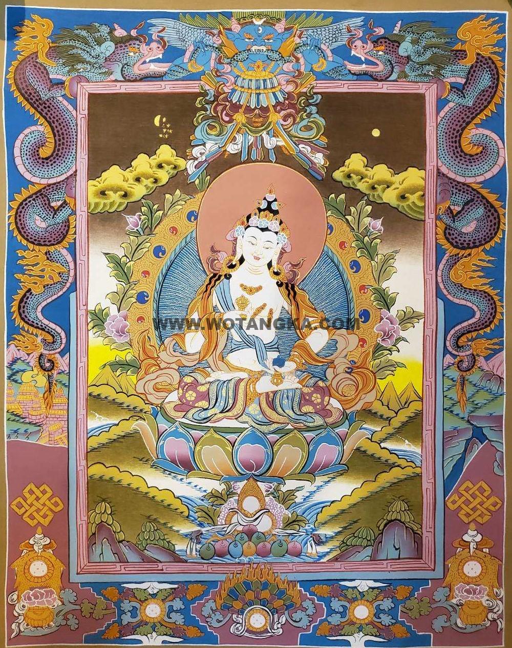 编号162-500577:彩绘唐卡-金刚萨埵(80*60CM左右)