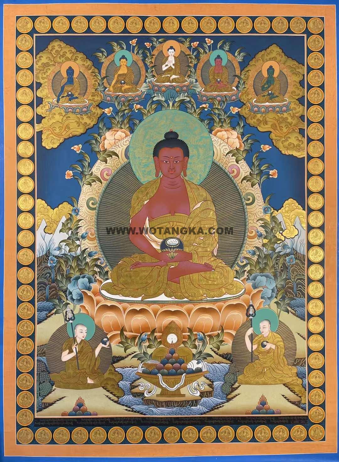 编号172-167736：黄金唐卡-阿弥陀佛（135*95CM左右）