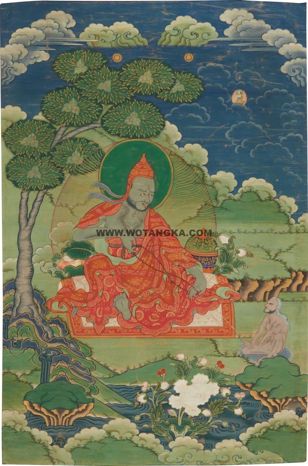 沃唐卡编号AC28848：世亲菩萨