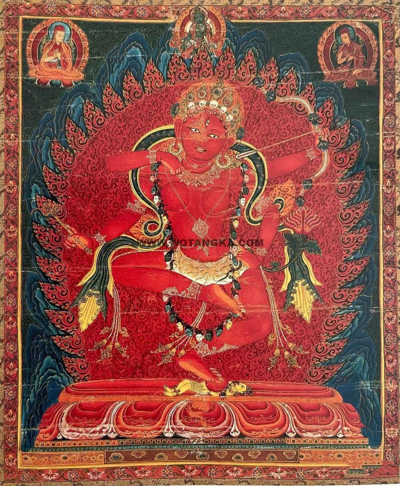 沃唐卡编号AC33083:作明佛母