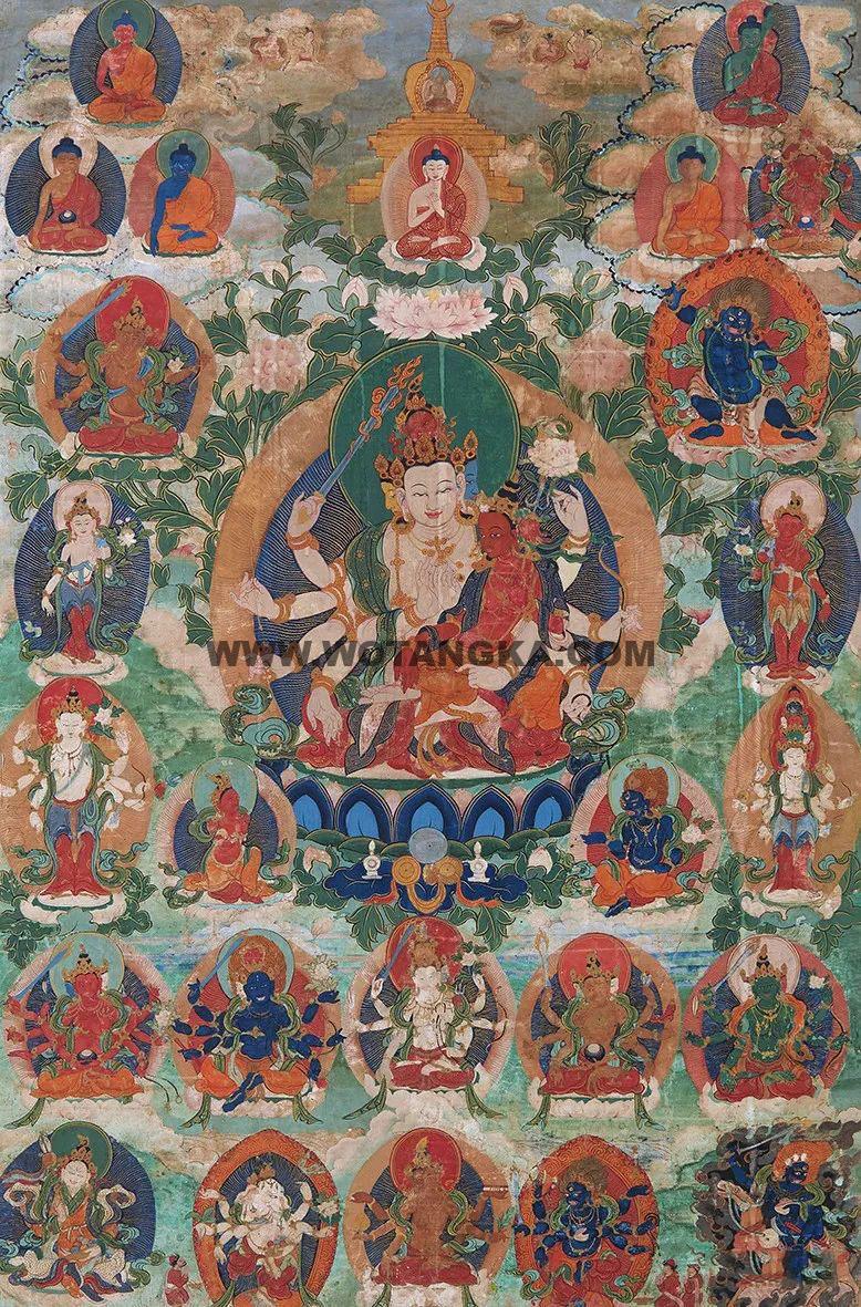 沃唐卡编号AC36484：不空罥索观音