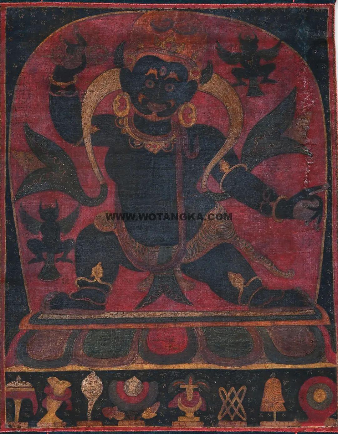 沃唐卡编号AC36488：金刚手菩萨