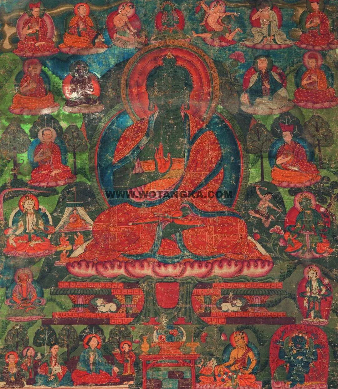 沃唐卡编号AC38851:不空成就佛