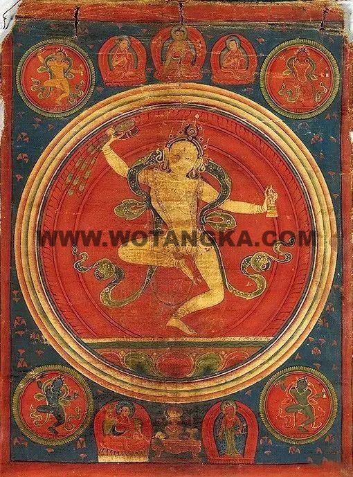 沃唐卡编号AC50239：玛吉拉准