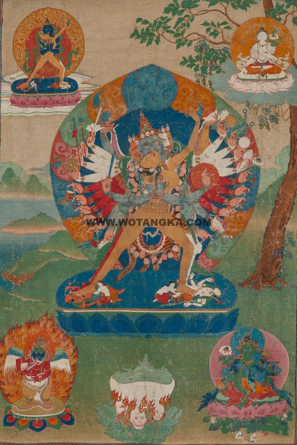沃唐卡编号AC61110：时轮金刚