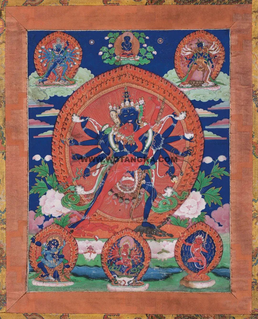 沃唐卡编号AC63742：胜乐金刚