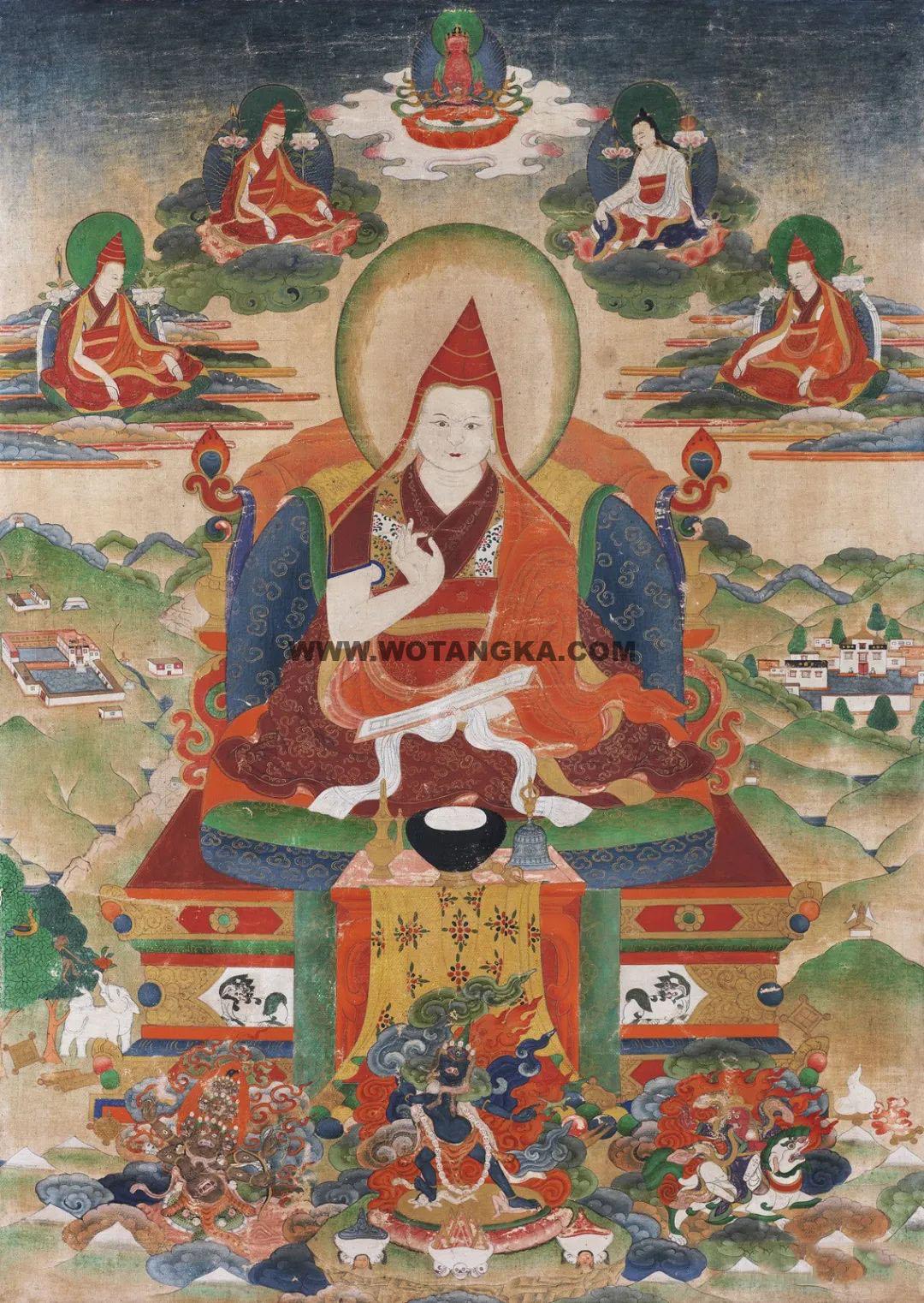 沃唐卡编号AC70565:华智仁波切