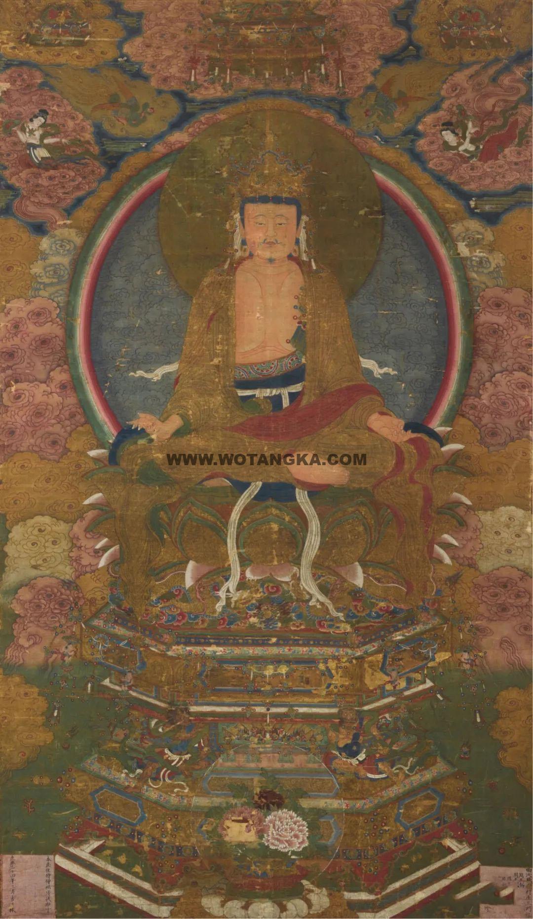 沃唐卡编号AC70594： 观音菩萨