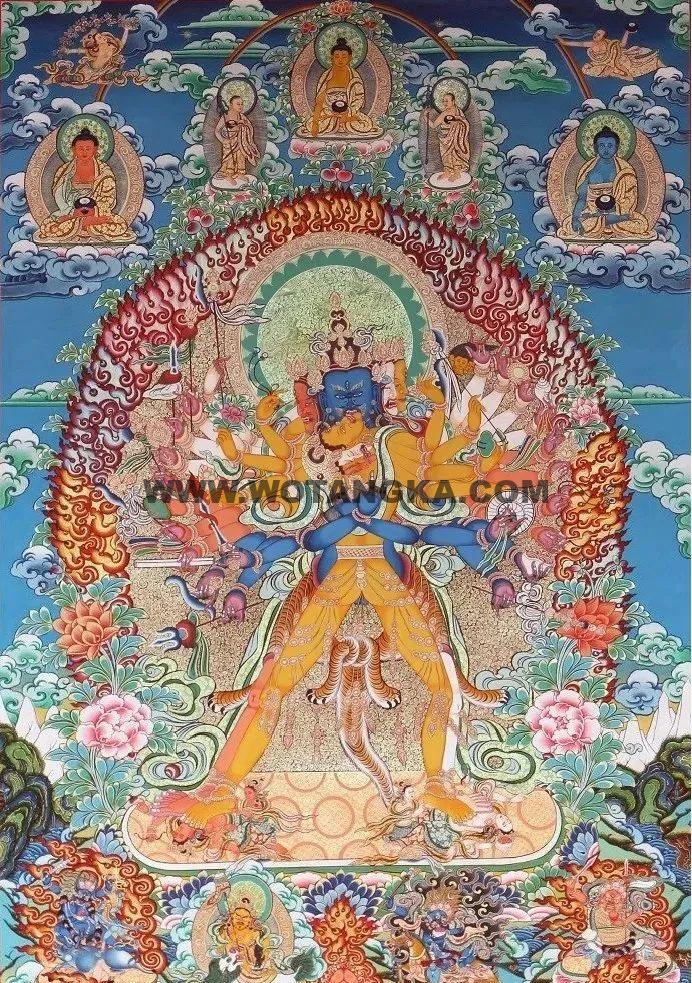 沃唐卡编号AC79362： 时轮金刚