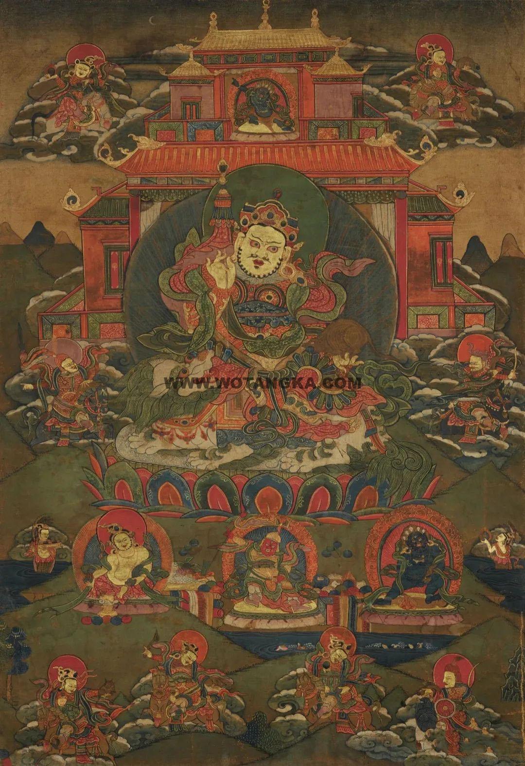 沃唐卡编号AC81198：财宝天王