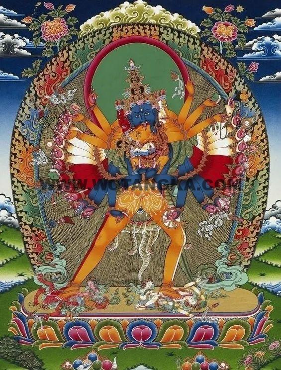 沃唐卡编号AC82624： 时轮金刚