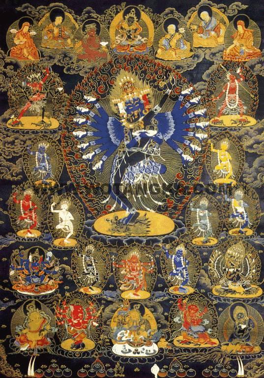 沃唐卡编号AC94574： 喜金刚