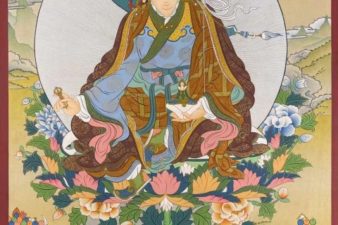 编号157-324498：嘎玛嘎赤-莲花生大士（60*40CM左右）