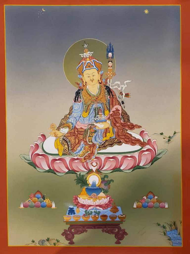 编号160-494473：嘎玛嘎赤-莲花生大士（70*50CM左右）