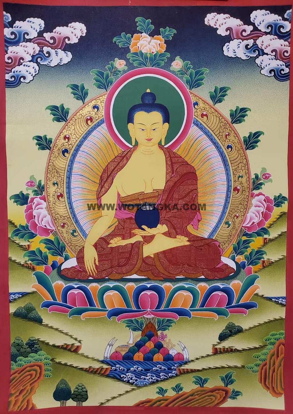 编号160-606738：嘎玛嘎赤-释迦牟尼佛（70*50CM左右）