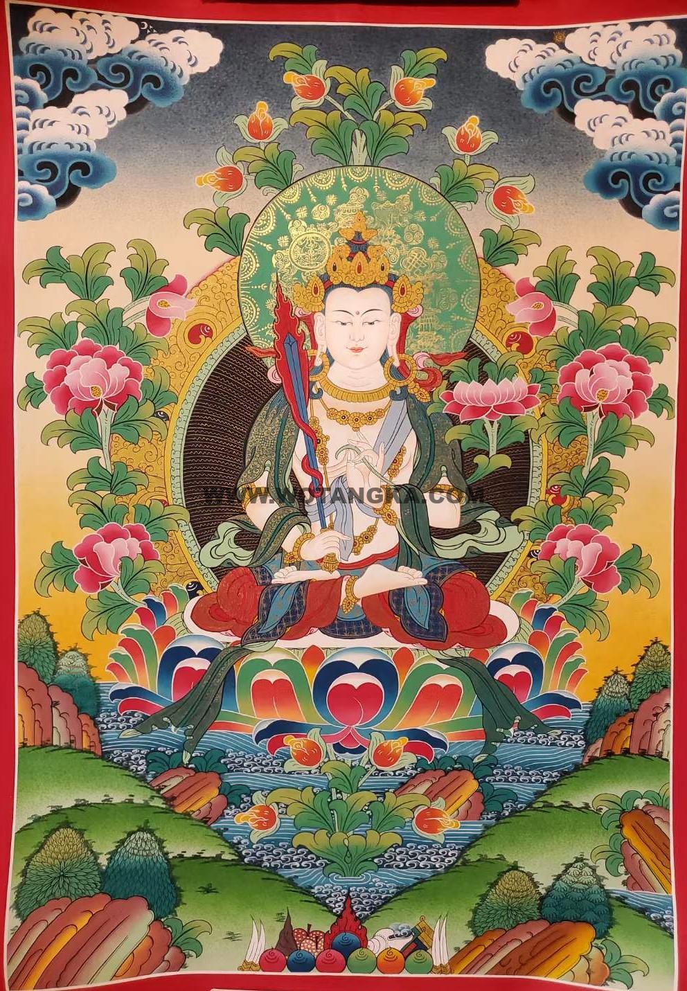编号160-640021:嘎玛嘎赤-虚空藏菩萨(70*50CM左右)