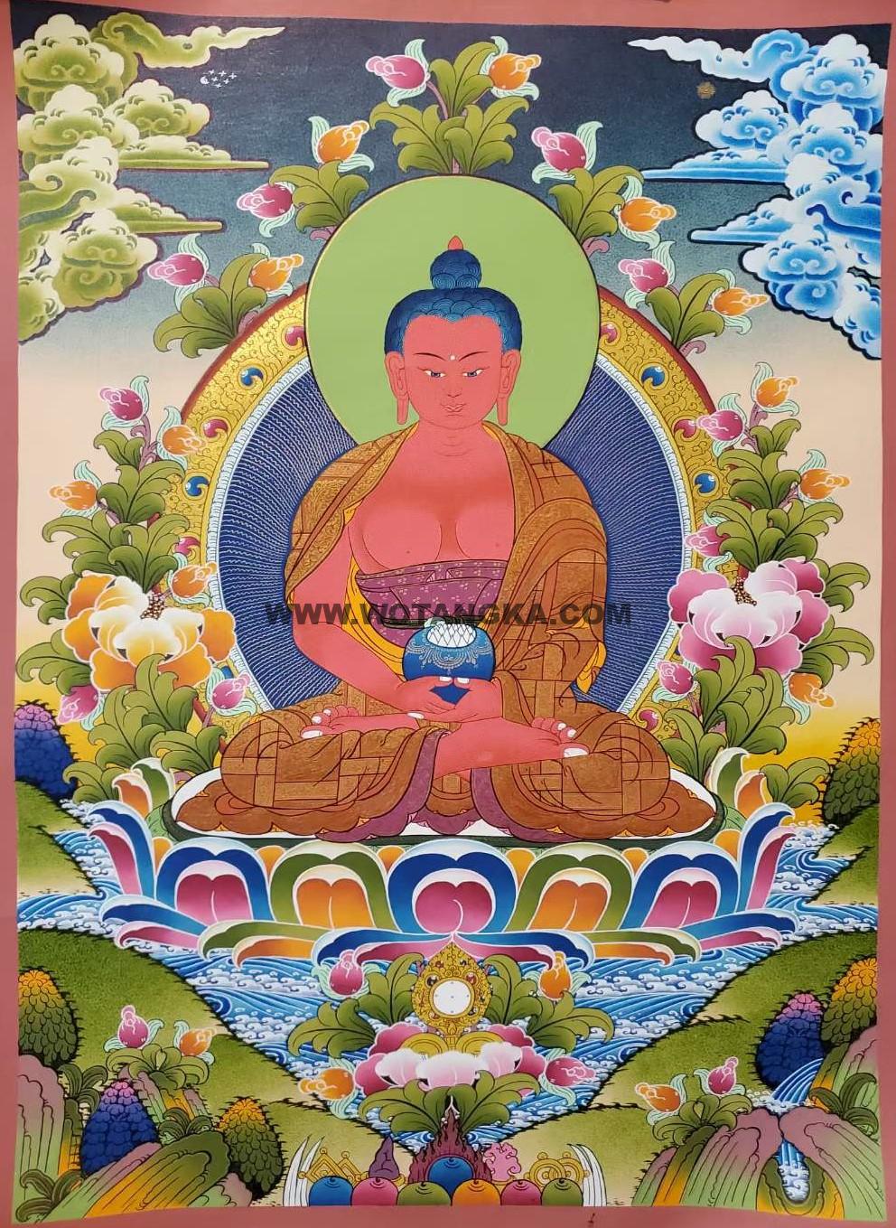 编号160-767558:嘎玛嘎赤-阿弥陀佛(70*50CM左右)