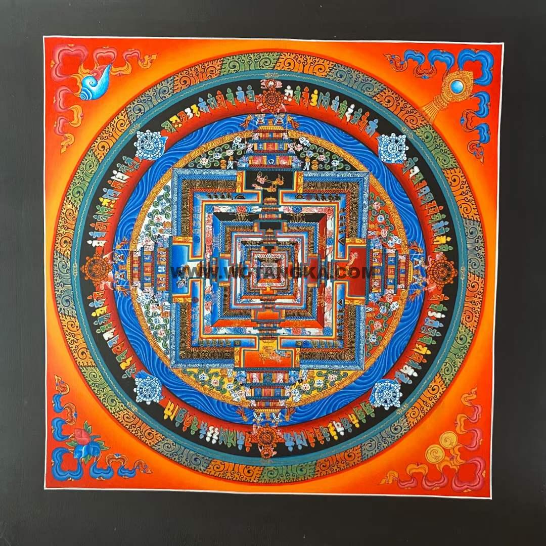 2022.08.13-小尺幅时轮金刚坛城唐卡推荐与赏析