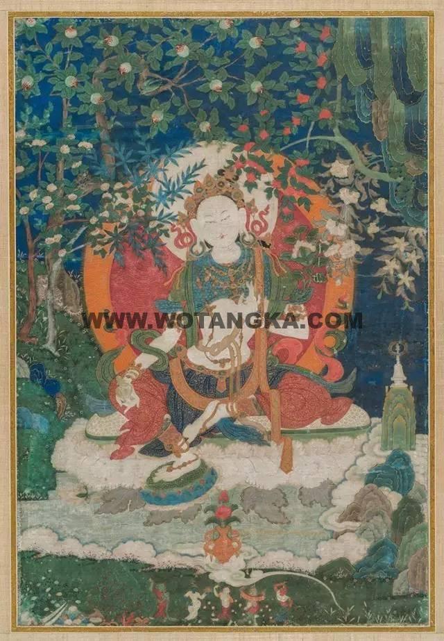 沃唐卡编号AC16887：度母女神