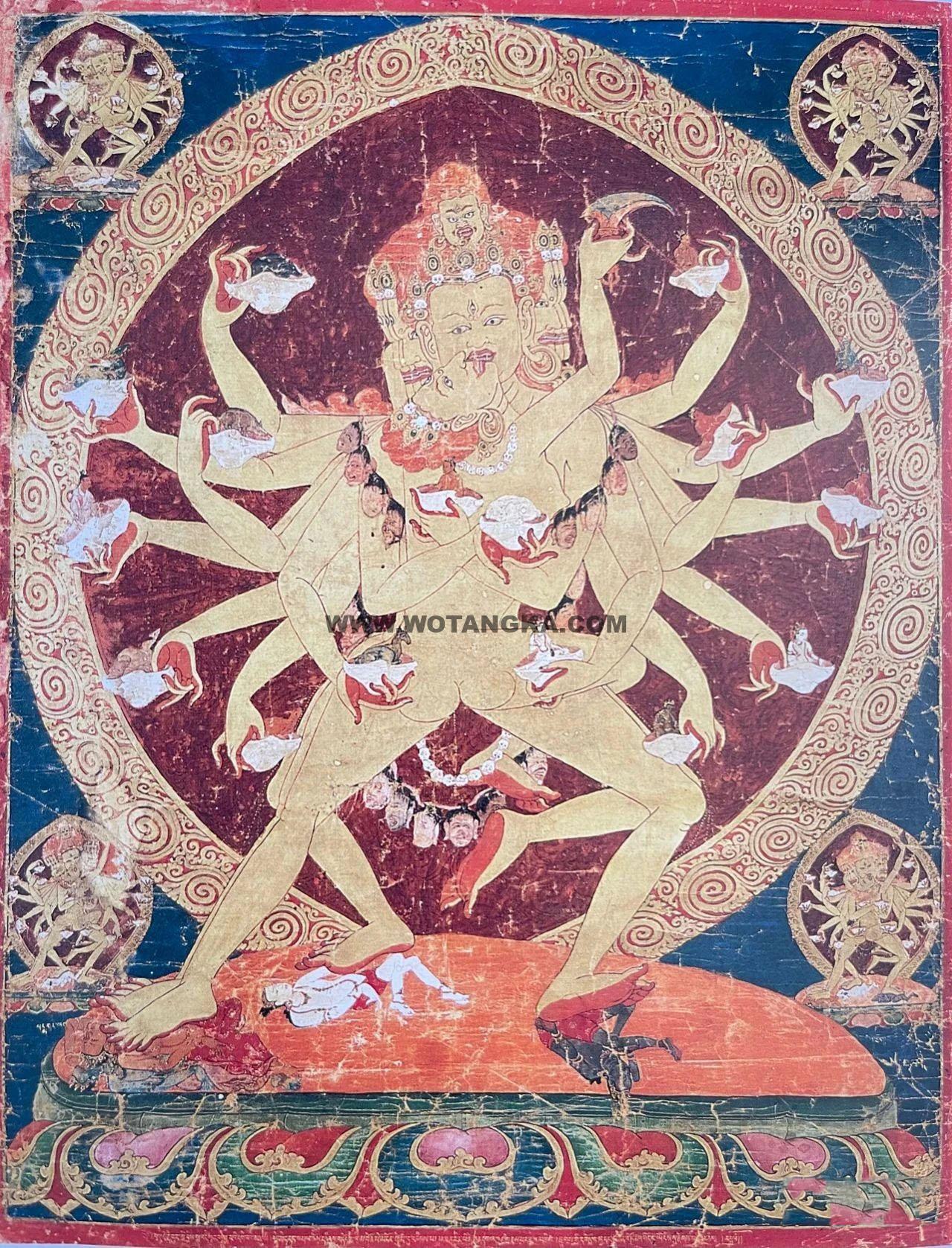 沃唐卡编号AC22941:喜金刚