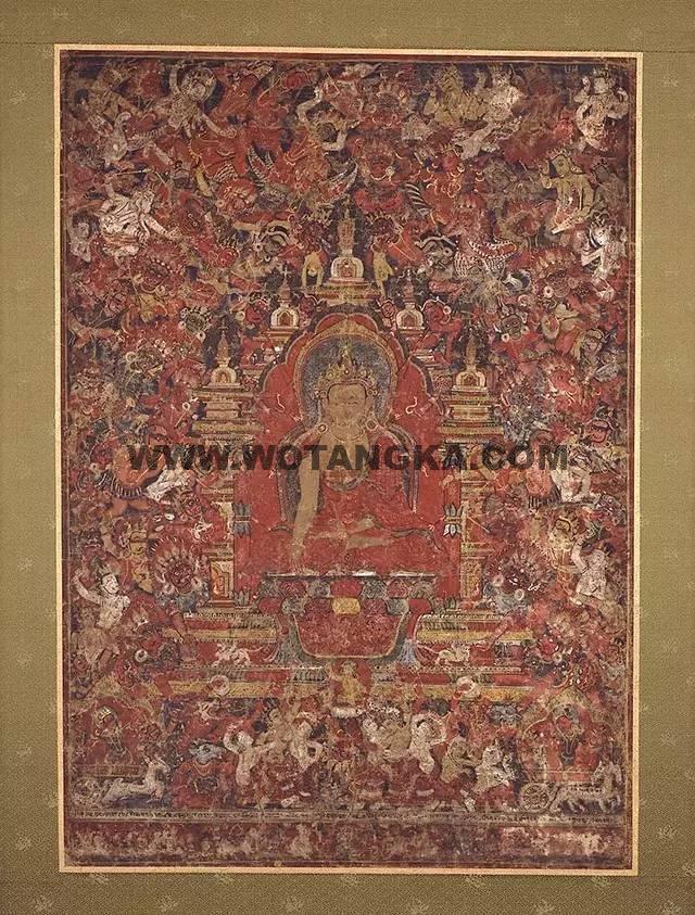 沃唐卡编号AC49190：释迦牟尼佛