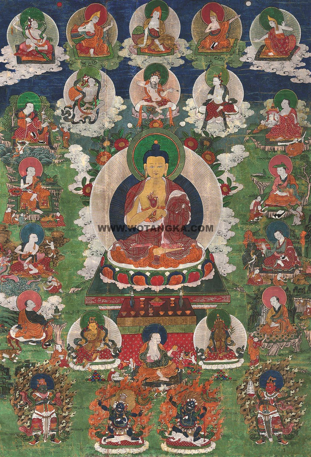 沃唐卡编号AC59483：释迦牟尼佛