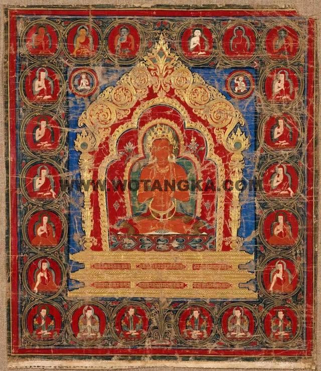 沃唐卡编号AC59987：大日如来