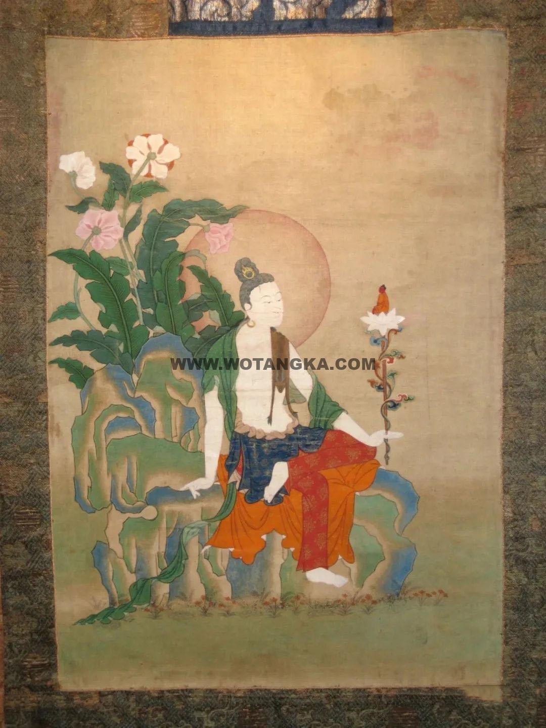 沃唐卡编号AC62846:观自在菩萨