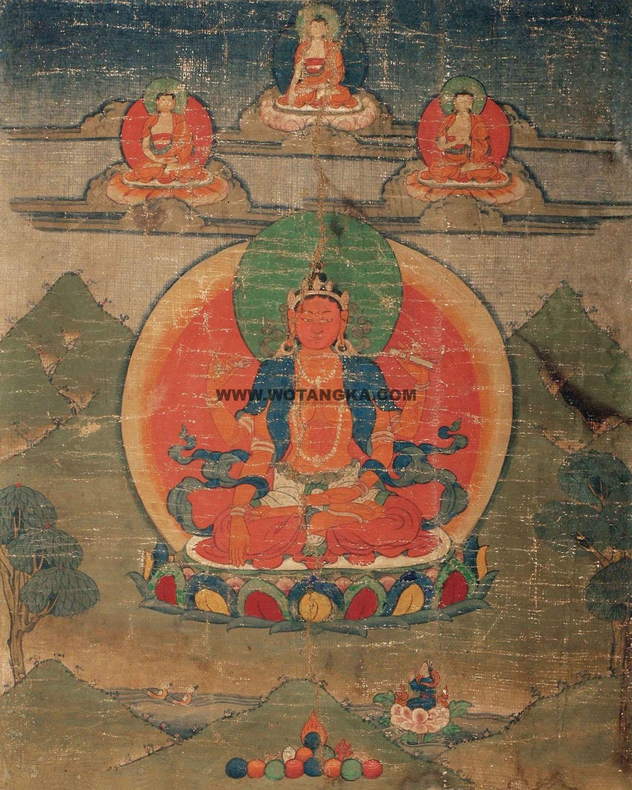 沃唐卡编号AC62908：般若佛母