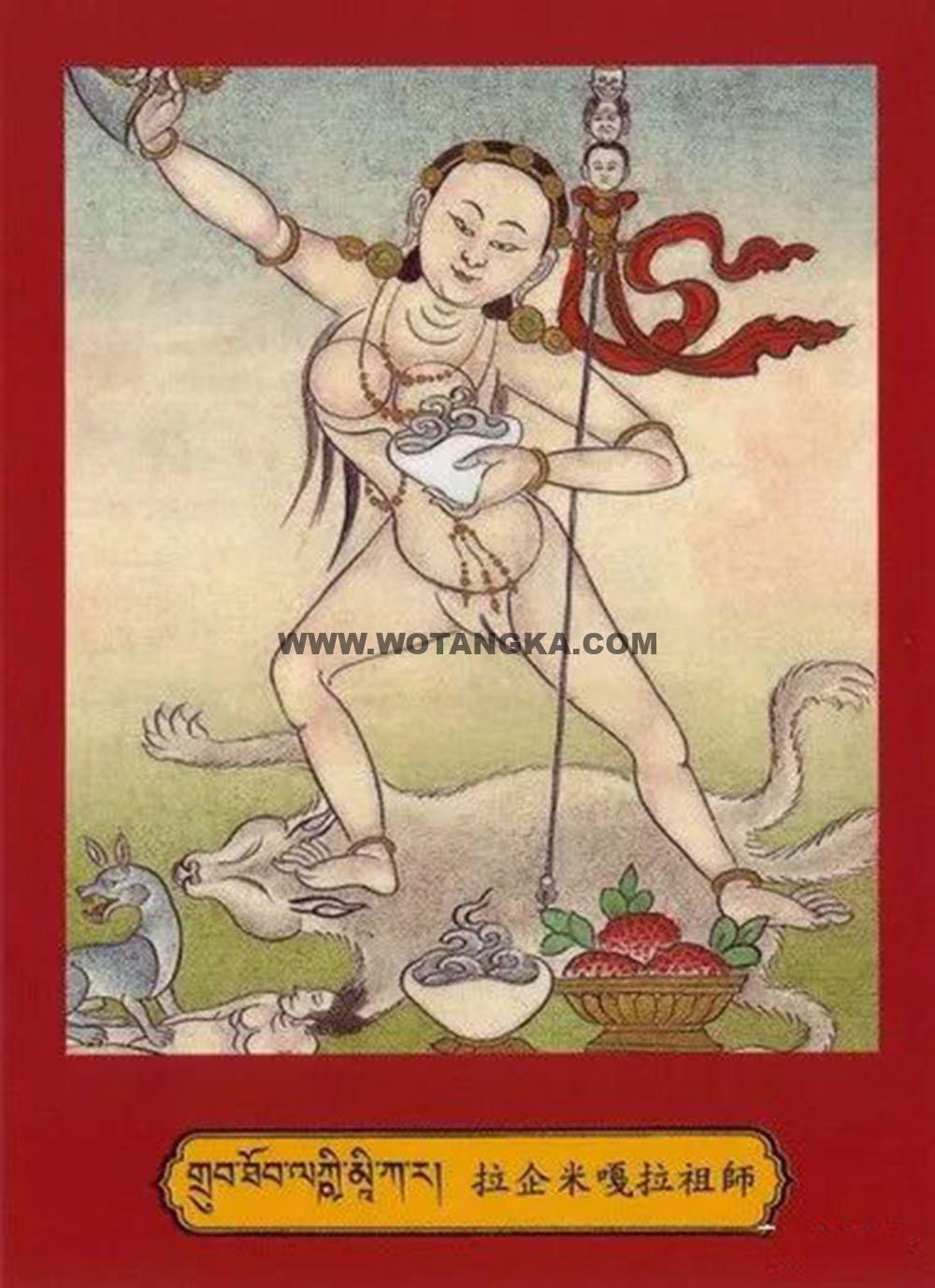 沃唐卡编号AC84862：印度八十四大成就者·拉克希米迦罗