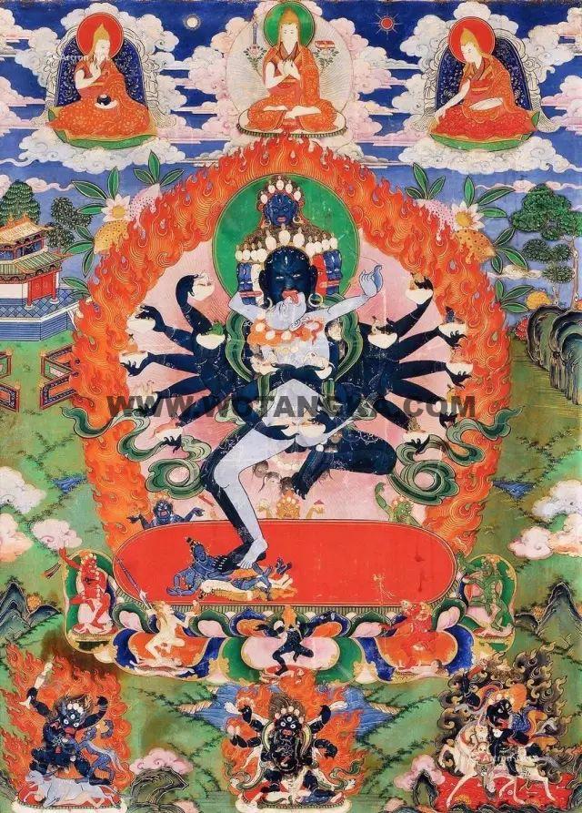 沃唐卡编号AC86698：喜金刚