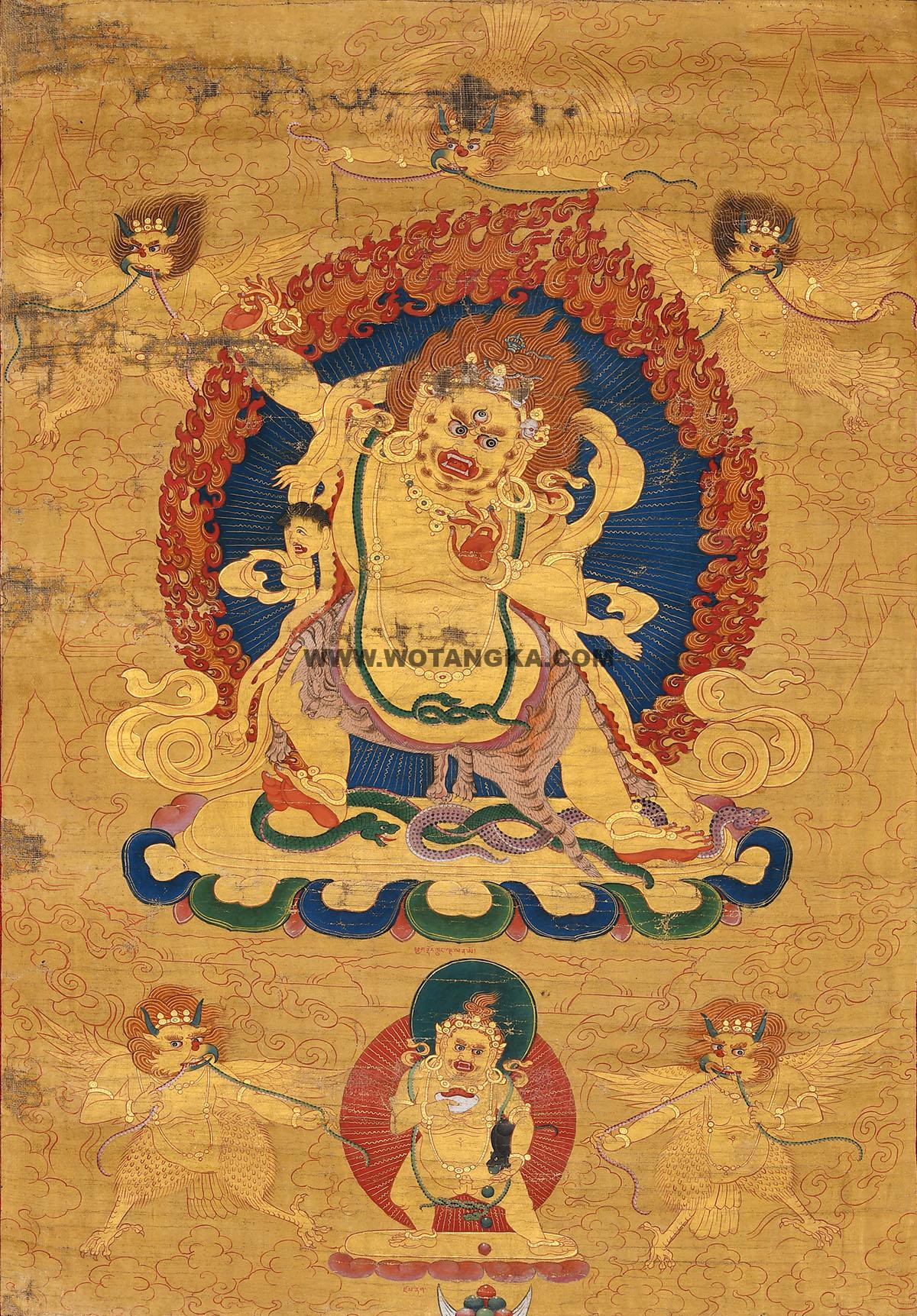 沃唐卡编号AC87897：金刚手菩萨