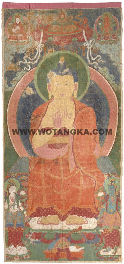 沃唐卡编号AC90204：弥勒佛