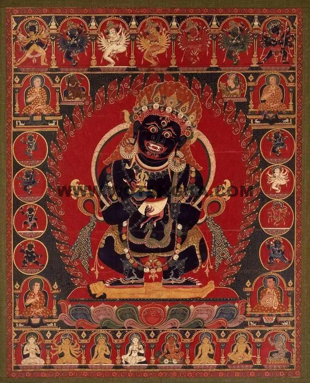 沃唐卡编号AC91856：大黑天