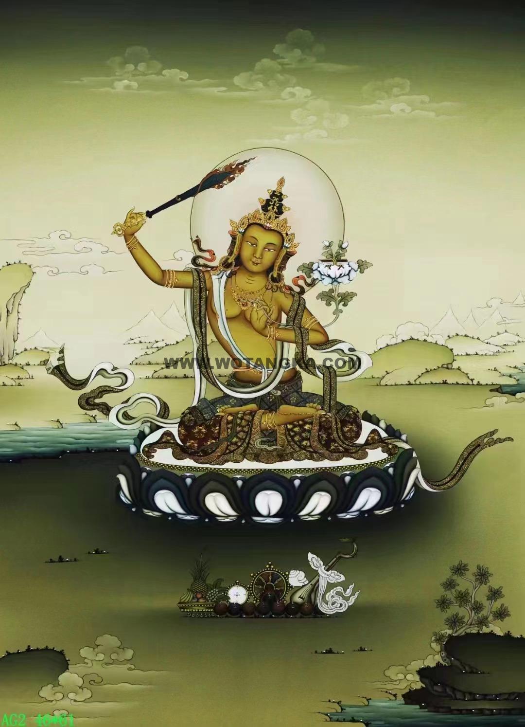 编号138-244261:嘎玛嘎赤-文殊菩萨(61*46CM左右)