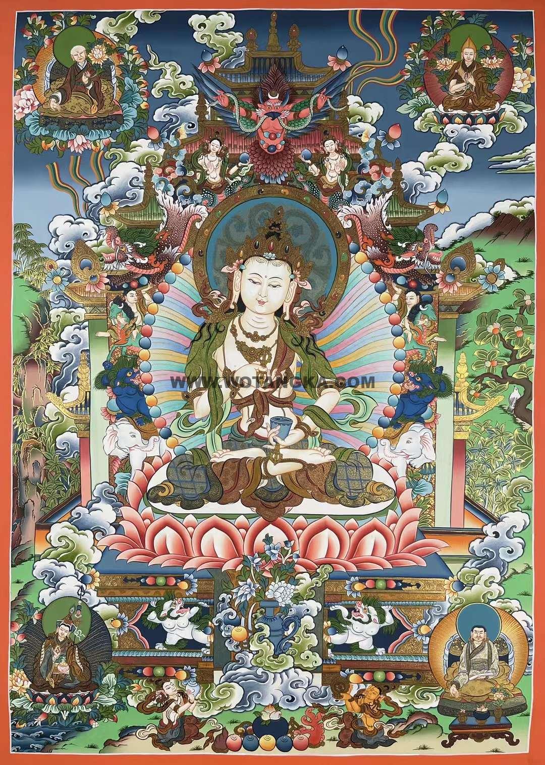 编号173-287698:彩绘唐卡-金刚萨埵(75*55CM左右)