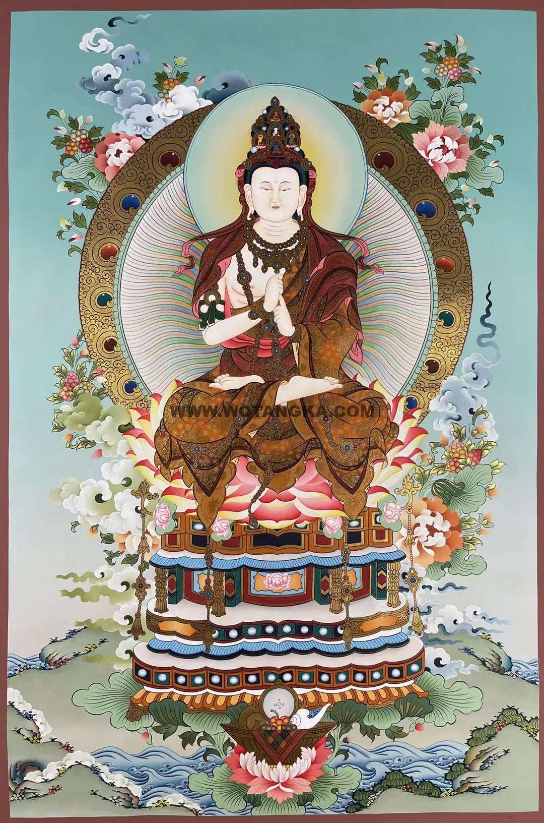 编号173-708355:彩绘唐卡-大日如来(75*55CM左右)